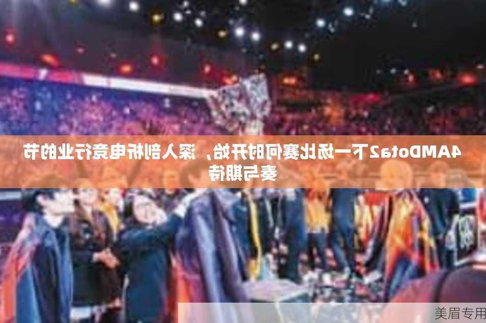 4AMDota2下一场比赛何时开始，深入剖析电竞行业的节奏与期待